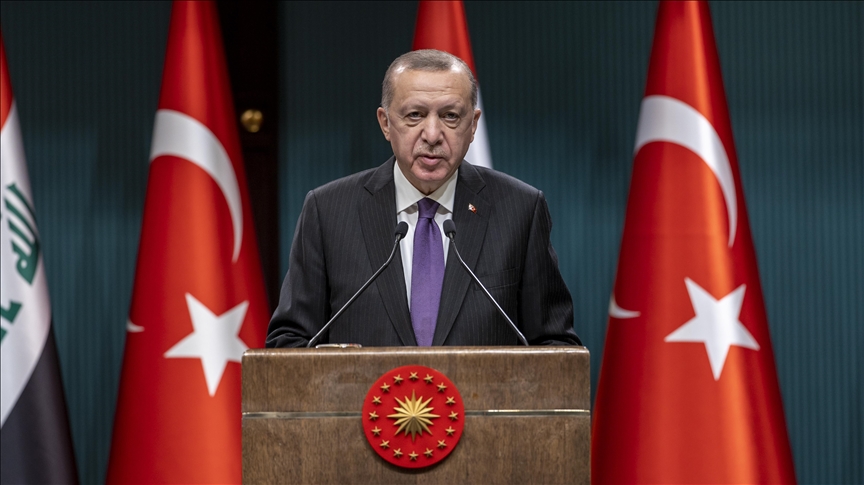أردوغان: ندعم إعادة إعمار العراق ووحدة أراضيه