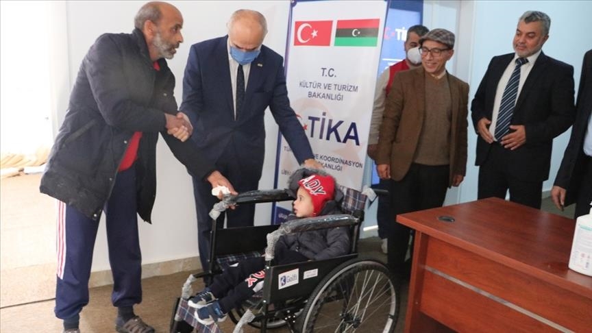 "تيكا" التركية تقدم مساعدات لذوي الاحتياجات الخاصة بليبيا