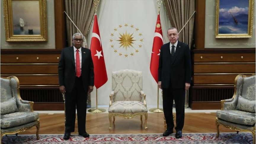 أردوغان يتسلم أوراق اعتماد سفير السودان