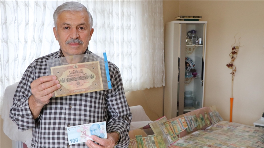 التركي "هوناز".. شغف لا ينتهي بجمع العملات وقطع النقود