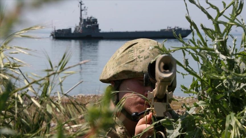 الدفاع التركية: اختتام تدريبات برمائية في بحر إيجة