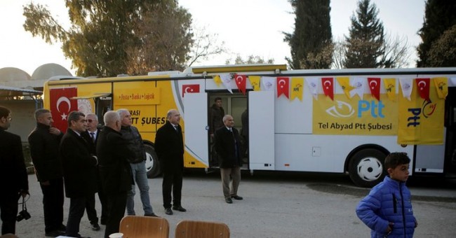"البريد التركية" تفتتح فرعا في "تل أبيض" السورية