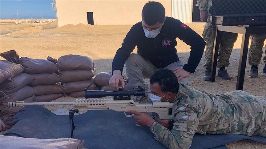 ‏الدفاع التركية تقدم تدريبات لأفراد من الجيش الليبي