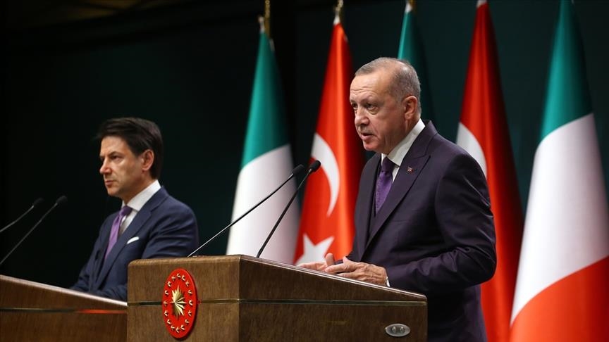 أردوغان: تركيا تولي أهمية للعلاقات مع إيطاليا