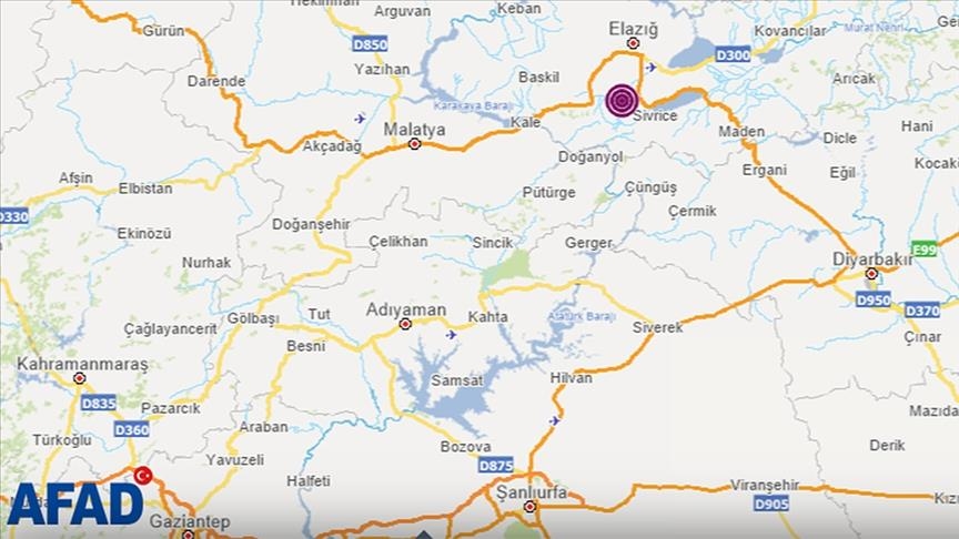 زلزال بقوة 4.1 درجات يضرب "ألازيغ" شرقي تركيا