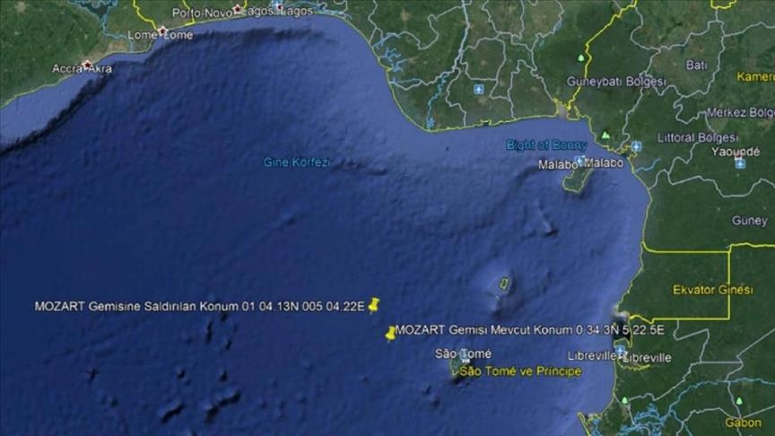 استنفار دبلوماسي تركي لإنقاذ طاقم سفينتها المختطفة قبالة نيجيريا