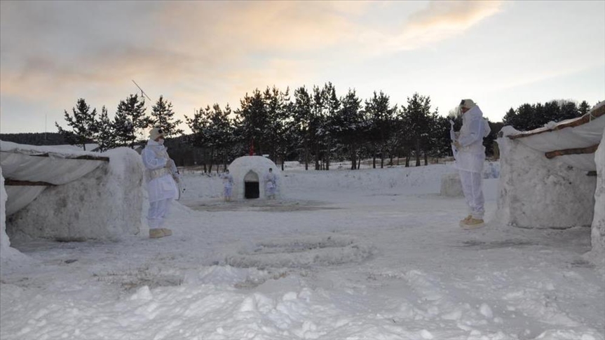 تدريبات للقوات الخاصة التركية في ظروف الشتاء القاسية