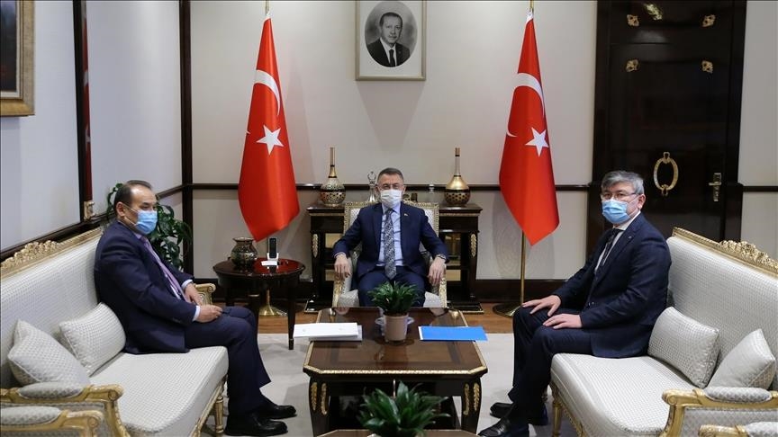أنقرة.. نائب أردوغان يستقبل أمين عام المجلس التركي
