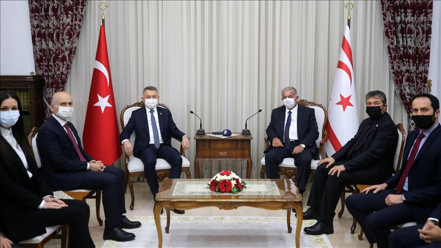 لفكوشا.. نائب أردوغان يلتقي رئيس برلمان قبرص التركية