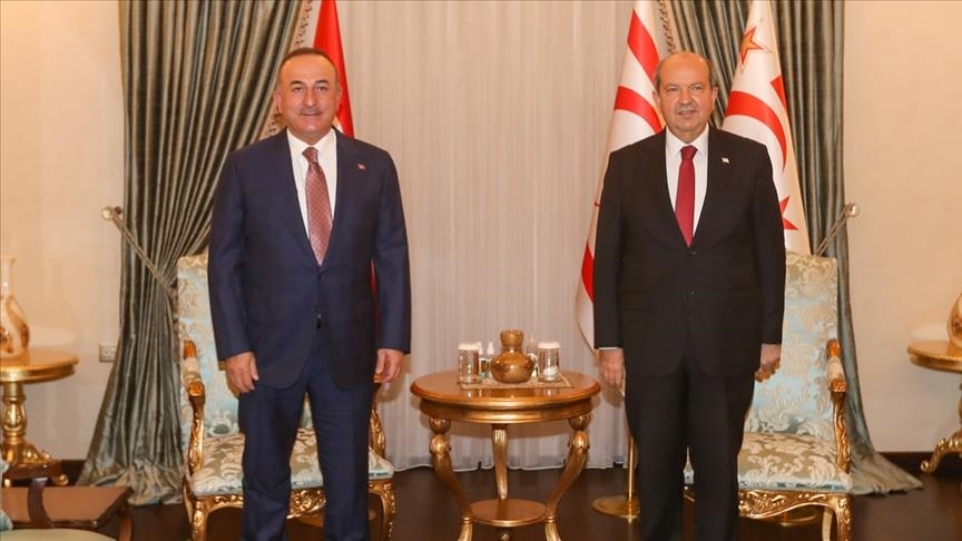 رئيس قبرص التركية: تطابق آرائنا مع أنقرة "مصدر قوة لنا"