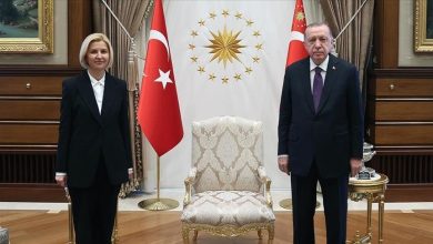 أردوغان يلتقي رئيسة إقليم غاغاوزيا في أنقرة