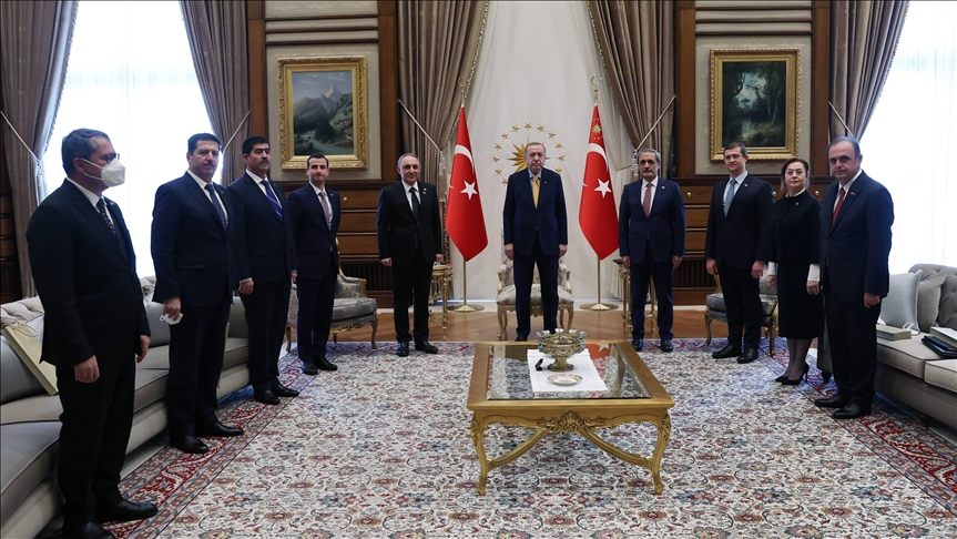 أردوغان يستقبل المدعي العام لجمهورية أذربيجان