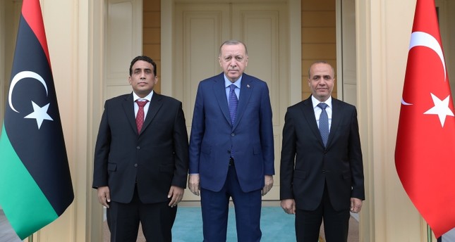 انتهاء لقاء أردوغان مع رئيس المجلس الرئاسي الليبي 