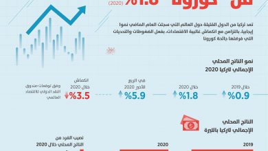 اقتصاد تركيا يتعافى من "كورونا" بنمو 1.8% خلال 2020