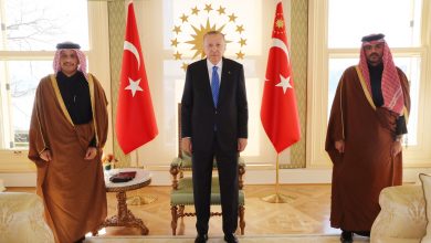 الرئيس أردوغان يلتقي وزير خارجية قطر في إسطنبول