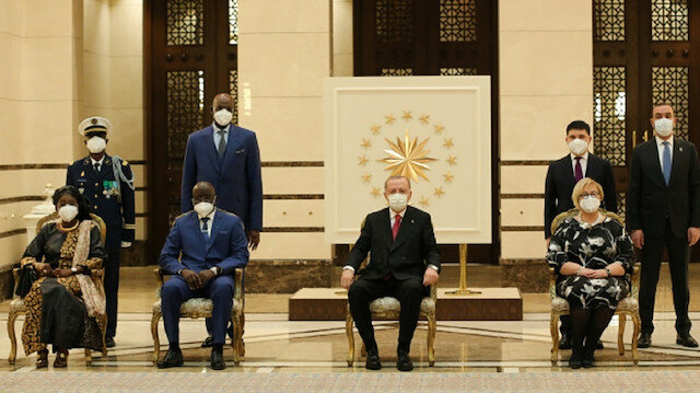 أردوغان يتسلّم أوراق اعتماد السفير السنغالي