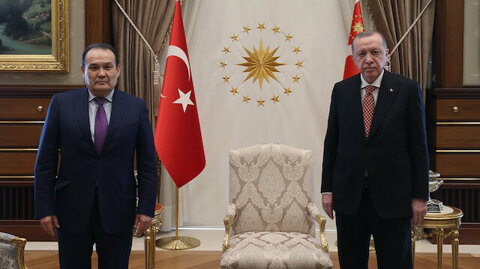 أردوغان يستقبل أمين عام مجلس الدول الناطقة بالتركية