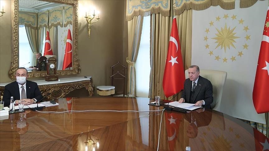 انتهاء لقاء أردوغان مع رئيسة المفوضية الأوروبية