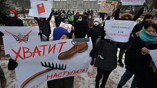 مظاهرات للتديد بالتعديلات الدستورية القرغيزية