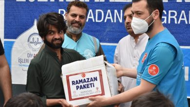 باكستان.. وقف الديانة التركي يوزع 500 سلة غذائية في مدينة جيتا