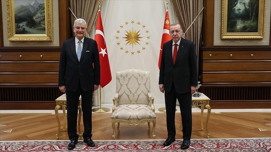 أردوغان يستقبل رئيس الجمعة العامة للأمم المتحدةأردوغان يستقبل رئيس الجمعة العامة للأمم المتحدة
