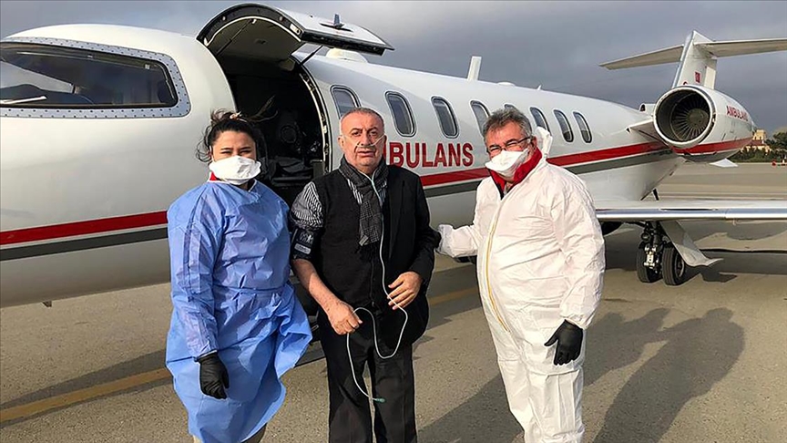 تركيا.. طائرة إسعاف إلى أذربيجان لجلب مواطن مصاب بكورونا