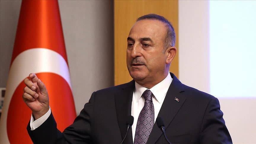 وزير الخارجية التركي بيان الضباط انما استحضار لانقلاب