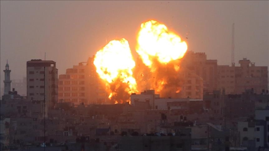 غزة.. أضرار لحقت بمقر "تيكا" جرّاء قصف إسرائيلي