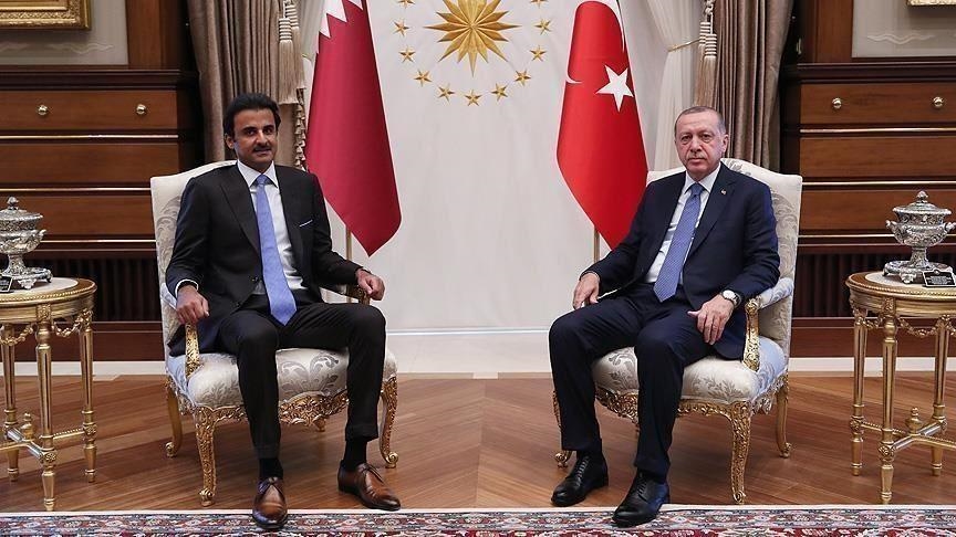 أمير قطر والرئيس التركي يبحثان تعزيز العلاقات الاستراتيجية