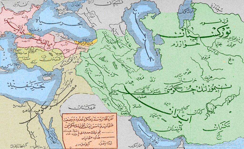 خريطة الدولة العثمانية